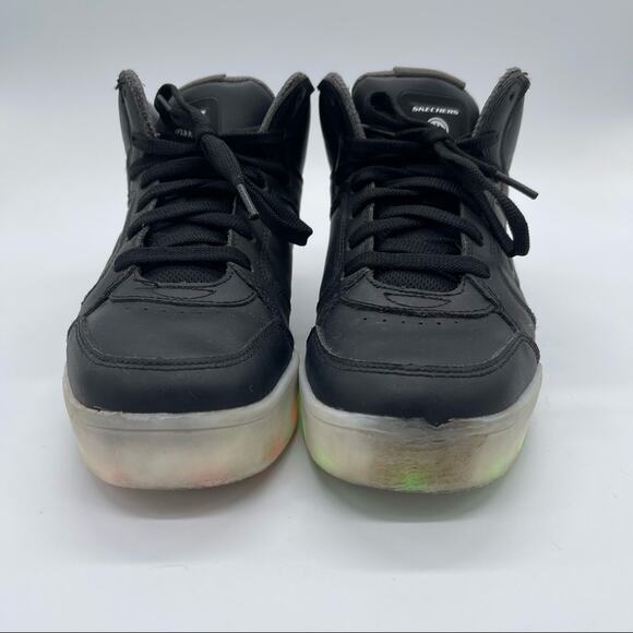Skechers, Light Up Sneakers, Size 5.5 Youth. 11 light settings on each shoe! - Picture 2 of 12